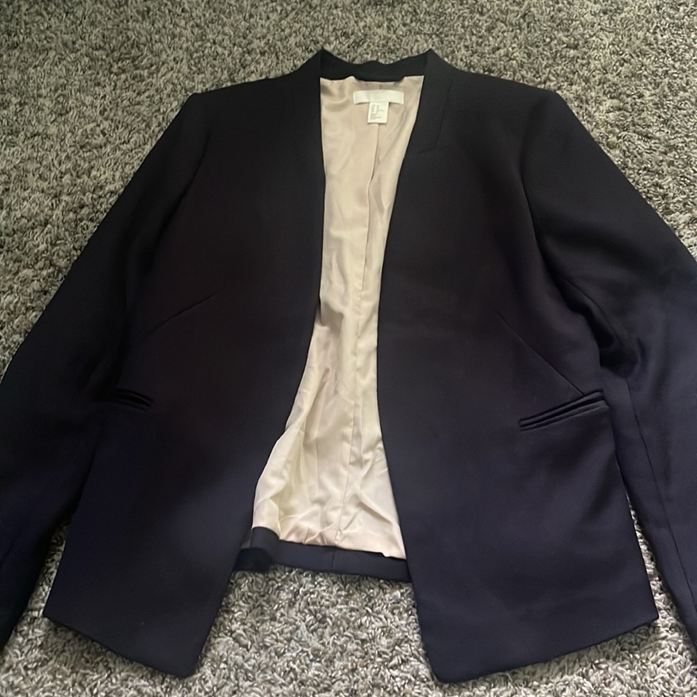 Navy dressy Blazer H& M